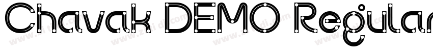 Chavak DEMO Regular字体转换